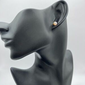 South Sea Pearl Button Earrings